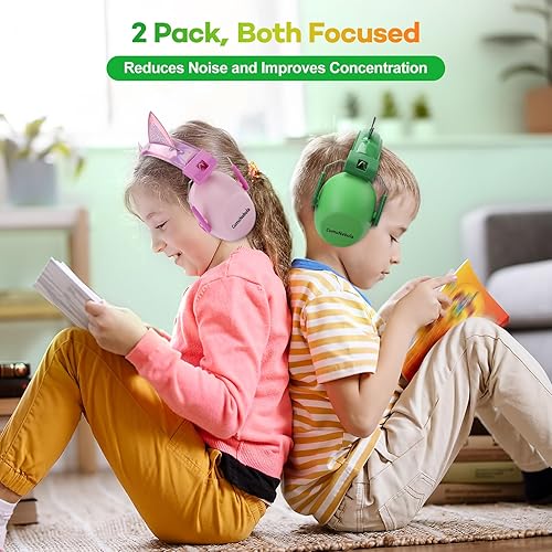 Miniatura 9 de cumunebula Noise Reduction Earmuffs for Kids, Adjustable Ear Protection 28dB