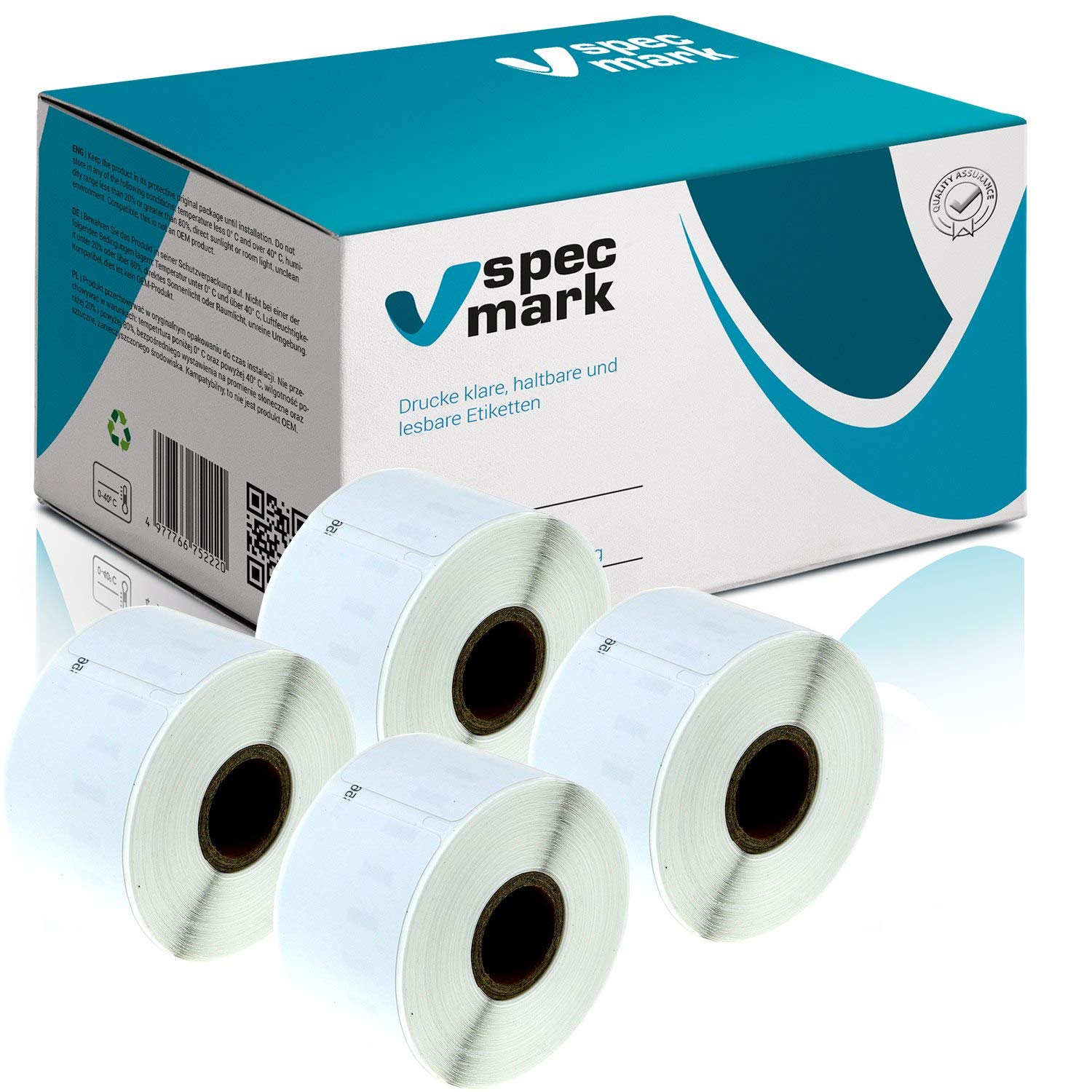 specmark Etiketten kompatibel mit DYMO 11356 41mm x 89mm S0722560 300 Stück - Bild 31 von 40