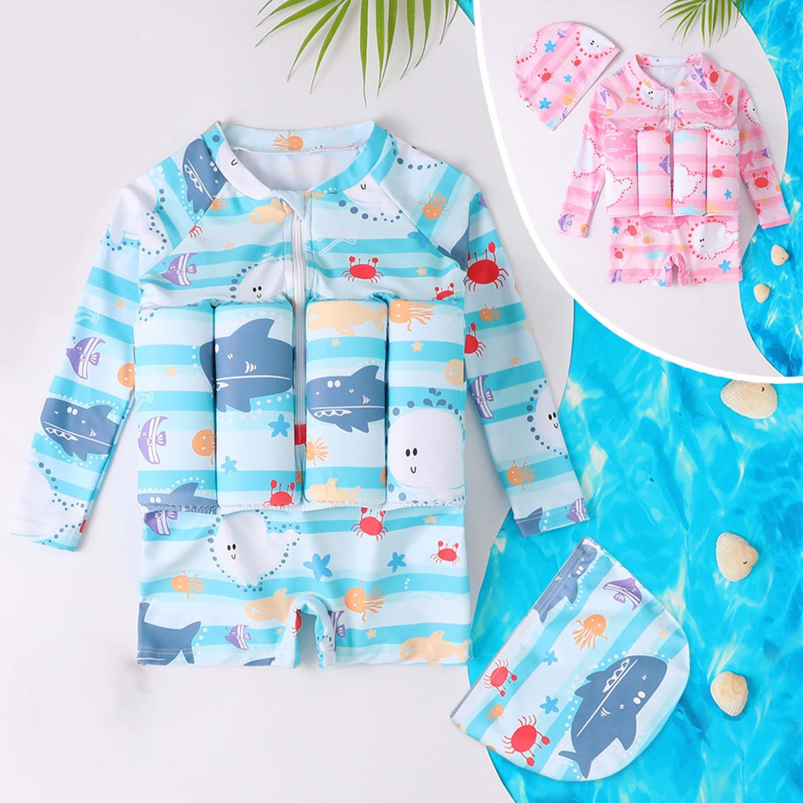 Maillot De Bain BouéE IntéGré Maillots De Bain Fille, Combinaison Flottant Enfant Maillot Enfant Garcon Fille 5 Ans BouéE IntéGré Bebe 3 Ans Combinaison Piscine Bebe Enfants BéBé Tout Petit GarçOn