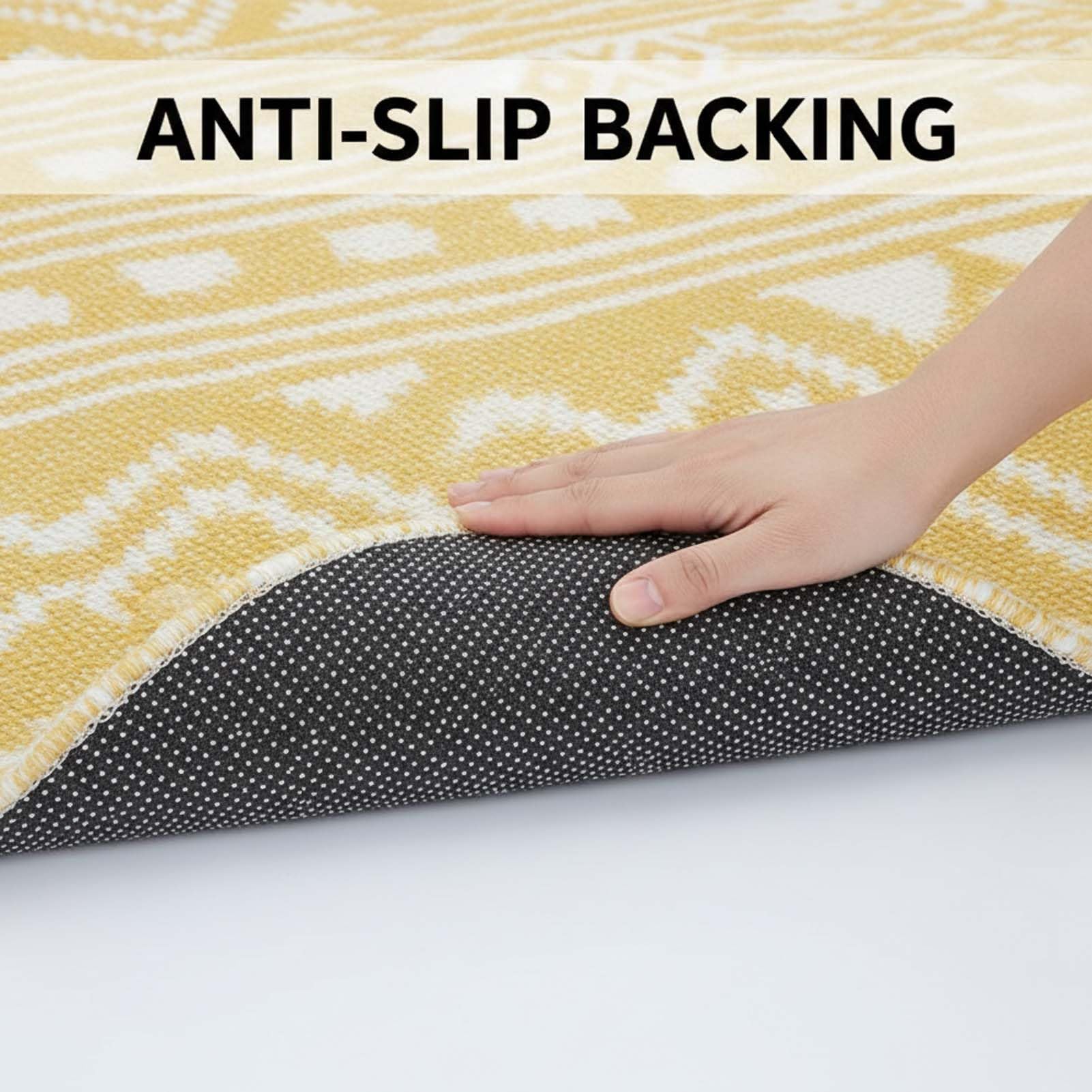 Grand Tapis Intérieur Et Extérieur, Tapis De Patio Lavable Et Résistant À l'eau, Base Antidérapante, Sol Décoratif Antidérapant, pour Salon, Chambre, Terrasse, Véranda