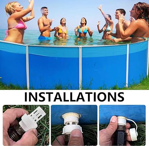 Miniatura 5 de Conector de tapón de drenaje de manguera de jardín para número de pieza de modelo intex 10184