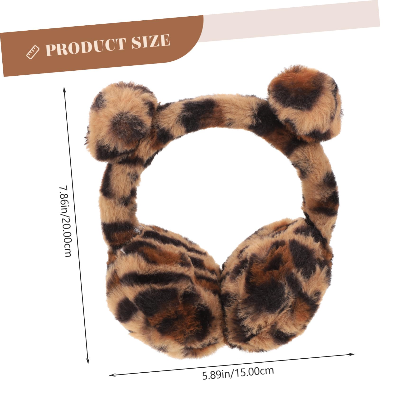 Holibanna Foldable Winter Earmuff for Women Cute Ear Warmers Comfortable Ear Protection for Outdoor Activities Adorable Ear Design Winter Accessory