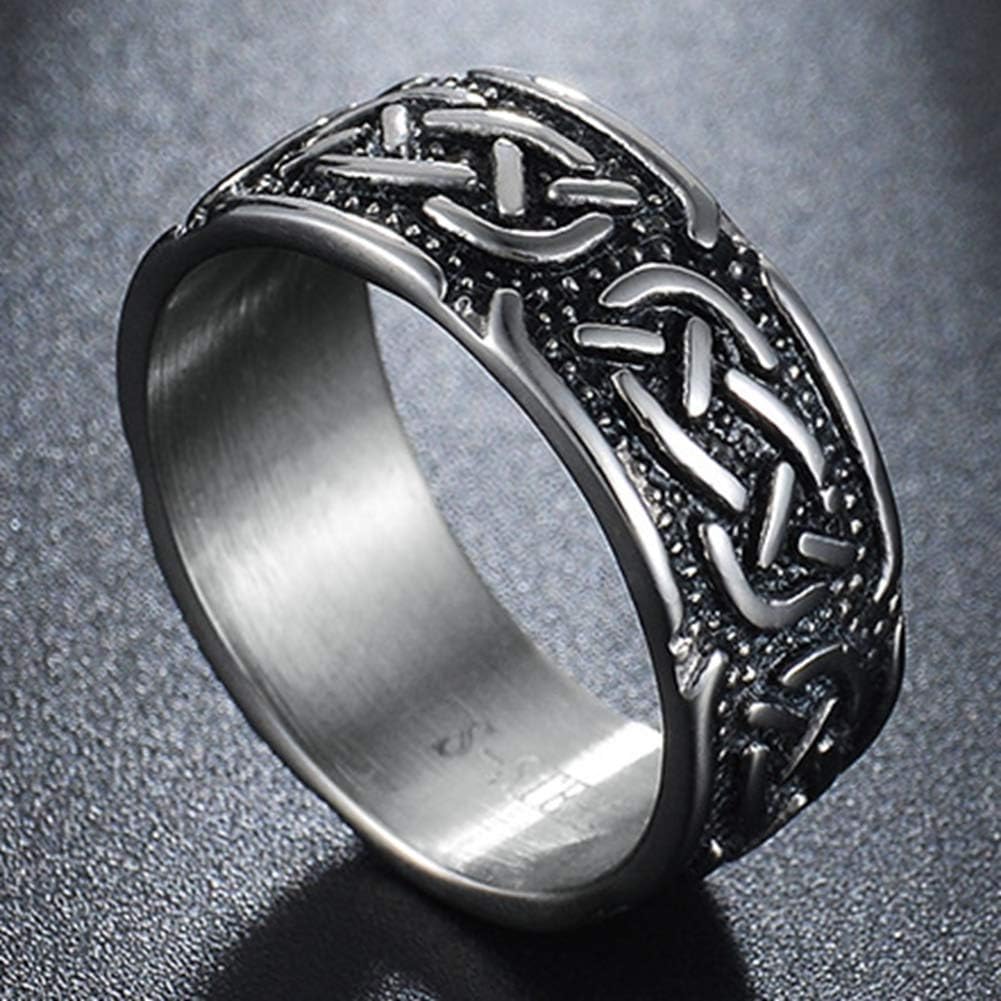 Jude Jewelers 9mm Vintage Stainless Steel Celtic Knot Ring Biker Cocktail Party - Image 2