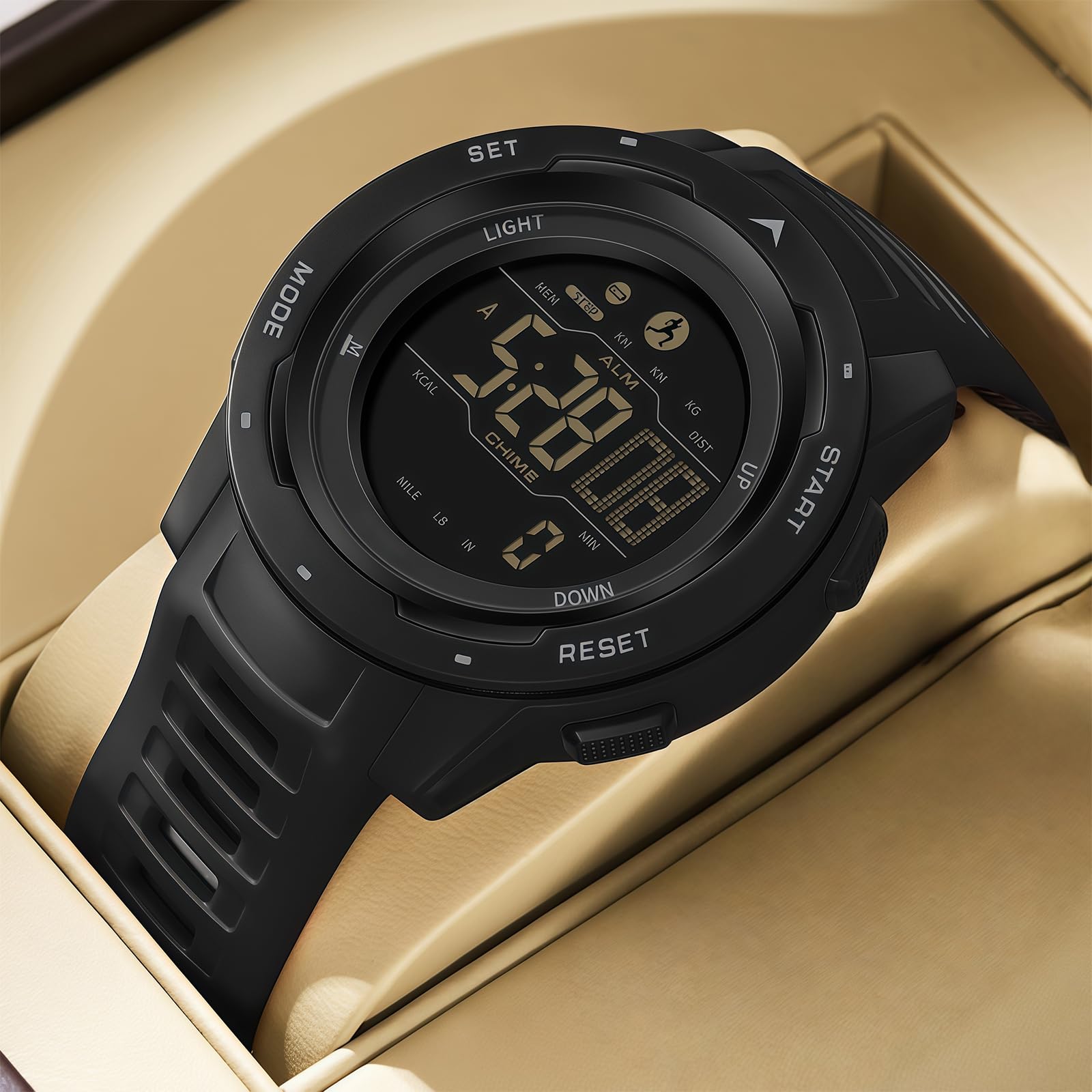 Flintronic Montre Podomètre, sous-Marin Montre de Plongée, Pédomètre Montres Bracelet Homme avec Comptage de Pas Calories Distance, pour Garçons et Filles Enfants
