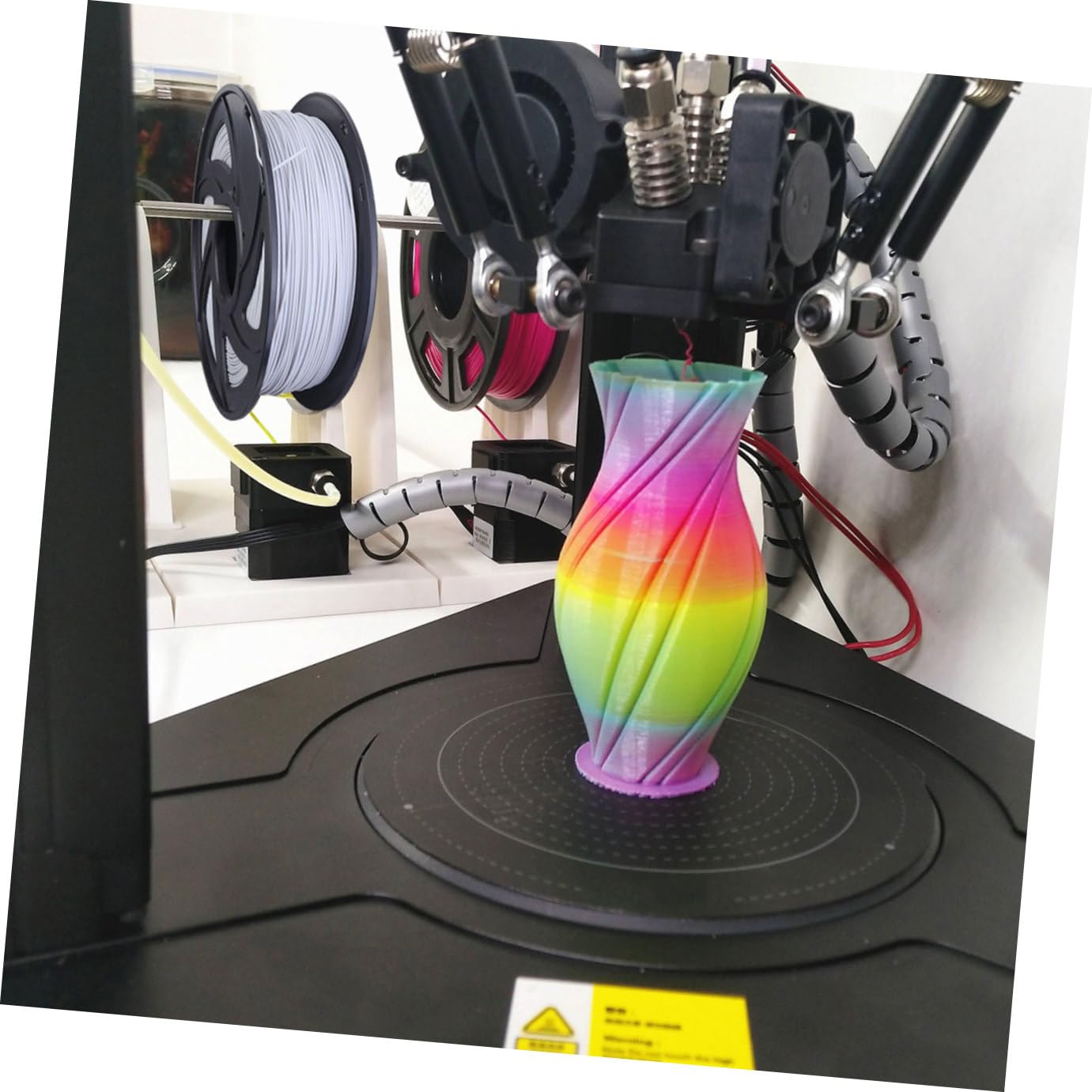 ABOOFAN Druckerfilament Drucker Pla-seidenfilament Glänzendes Kompatibel Maßgenauigkeit Keine Heizbett Erforderlich