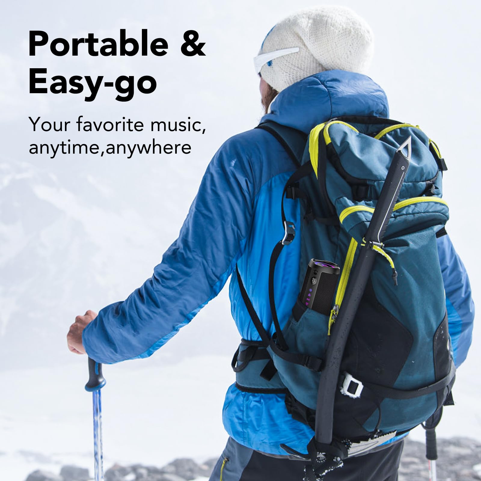 Cassa Bluetooth Portatile 25W, Potente Altoparlante Bluetooth, Doppio Basso Driver, 25 Ore di Autonomia, TWS Accoppiamento, RGB, IPX7 Impermeabile, AUX, TF,USB,Ideale Attività All'aperto/Feste/Viaggi
