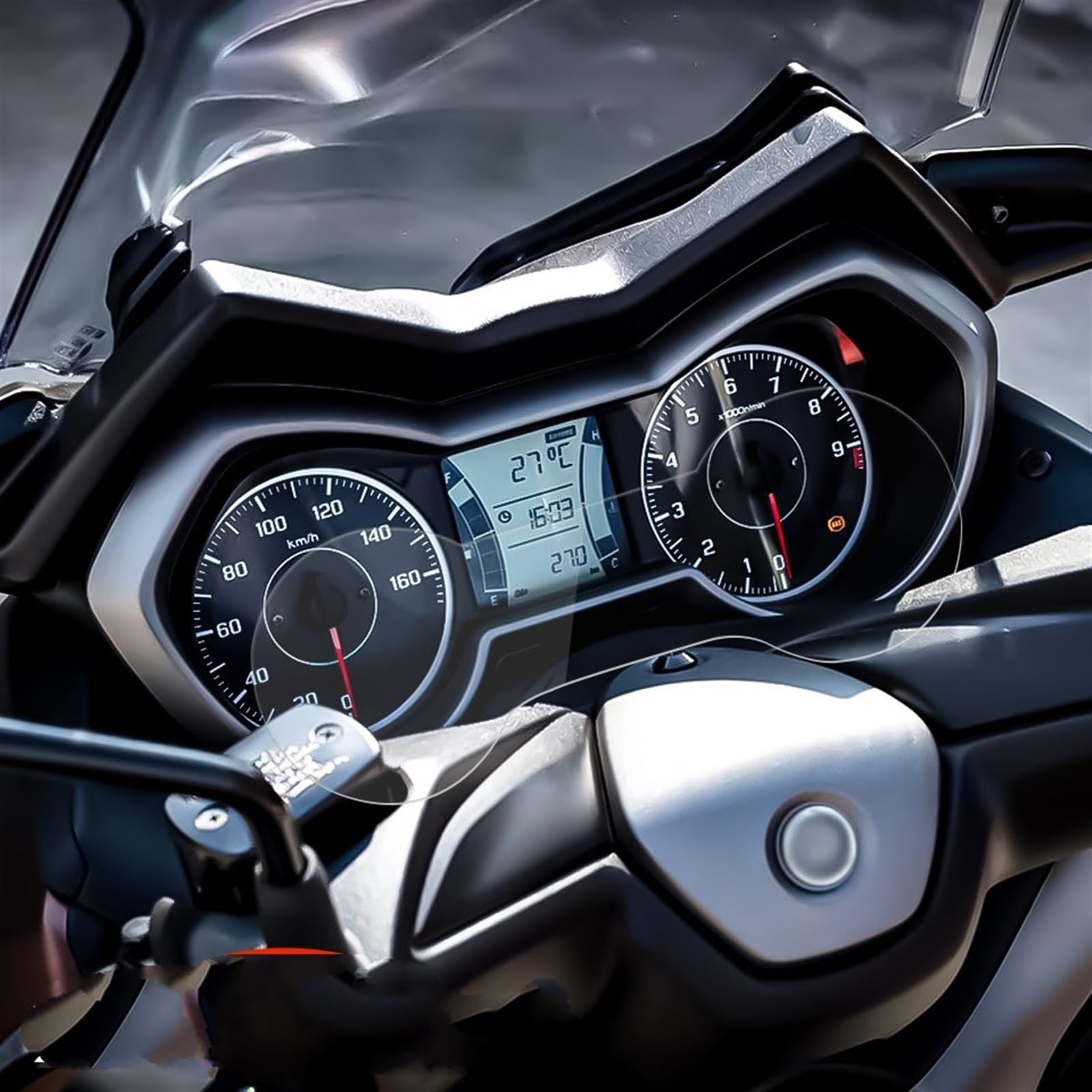 Film Protection Écran Compteur Vitesse Moto Yamaha XSR 125 2021+ - Verre Nano 9H Fabriqué En Allemagne Anti-Rayures