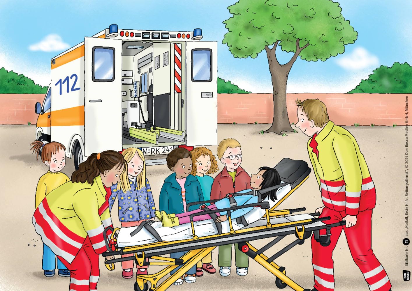 Notfall, Erste Hilfe, Rettungsdienst. Von den Aufgaben der Ersthelfer und was Kinder tun können. Kamishibai Bildkartenset: Entdecken - Erzählen - ... (Sachgeschichten für unser Erzähltheater)