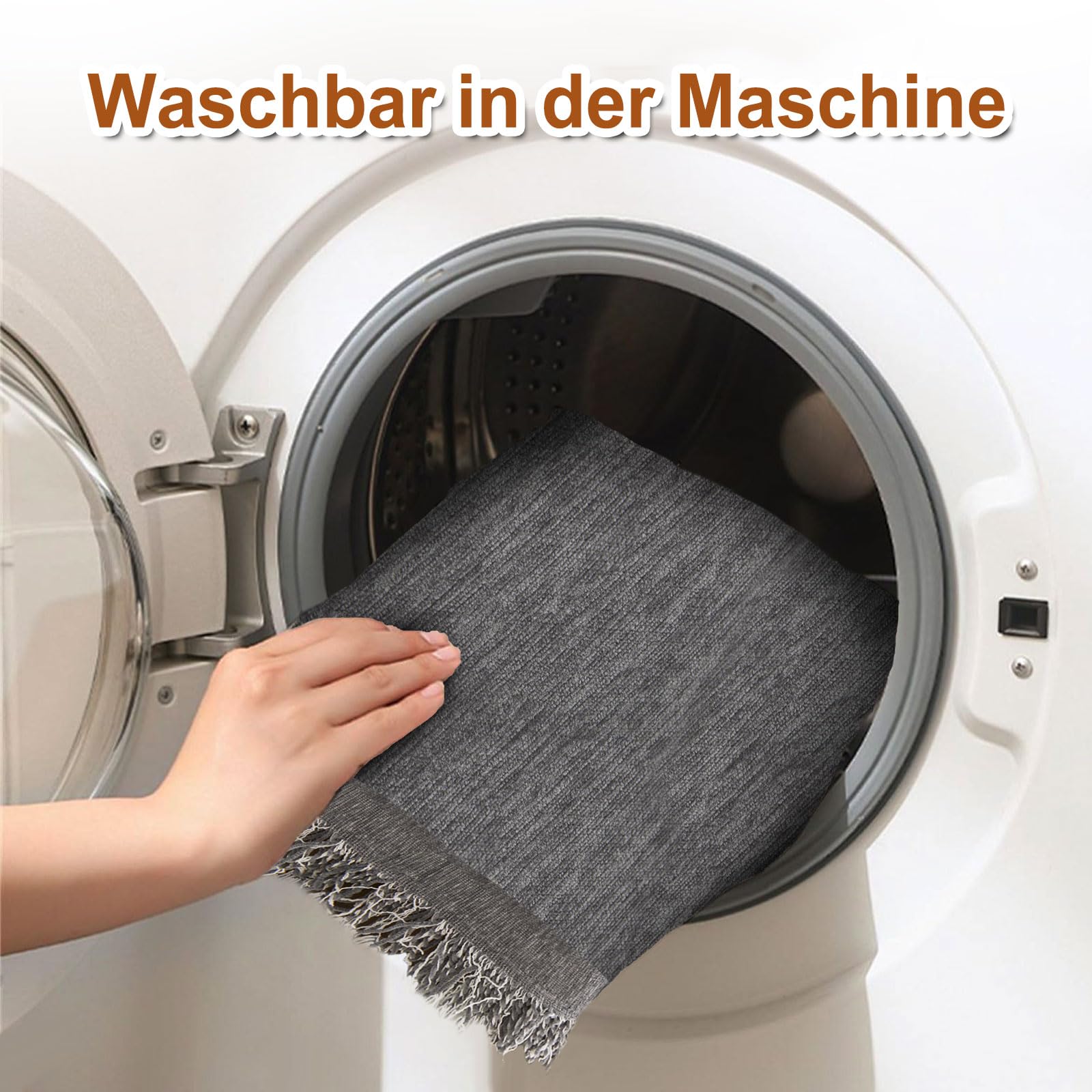 Sofa überzug-2025 Neue Universelle rutschfeste Sofa Überwurf,Sofa-Schutzhülle 1/2/3/4 Sitzer für Wohnzimmer,Dunkelgrau Sofabezug