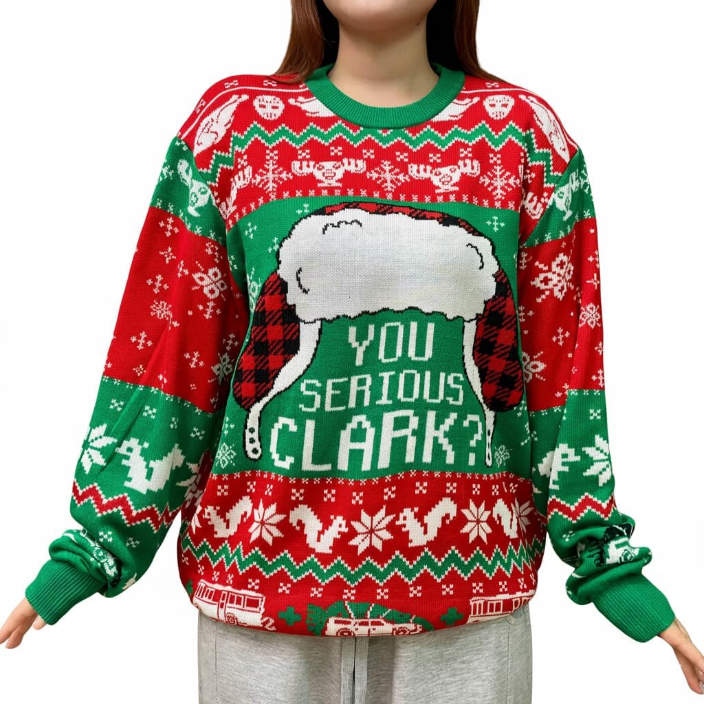 InterStellux Ugly Christmas Sweater - Ugly Knitted Sweaters - Gifts for Christmas