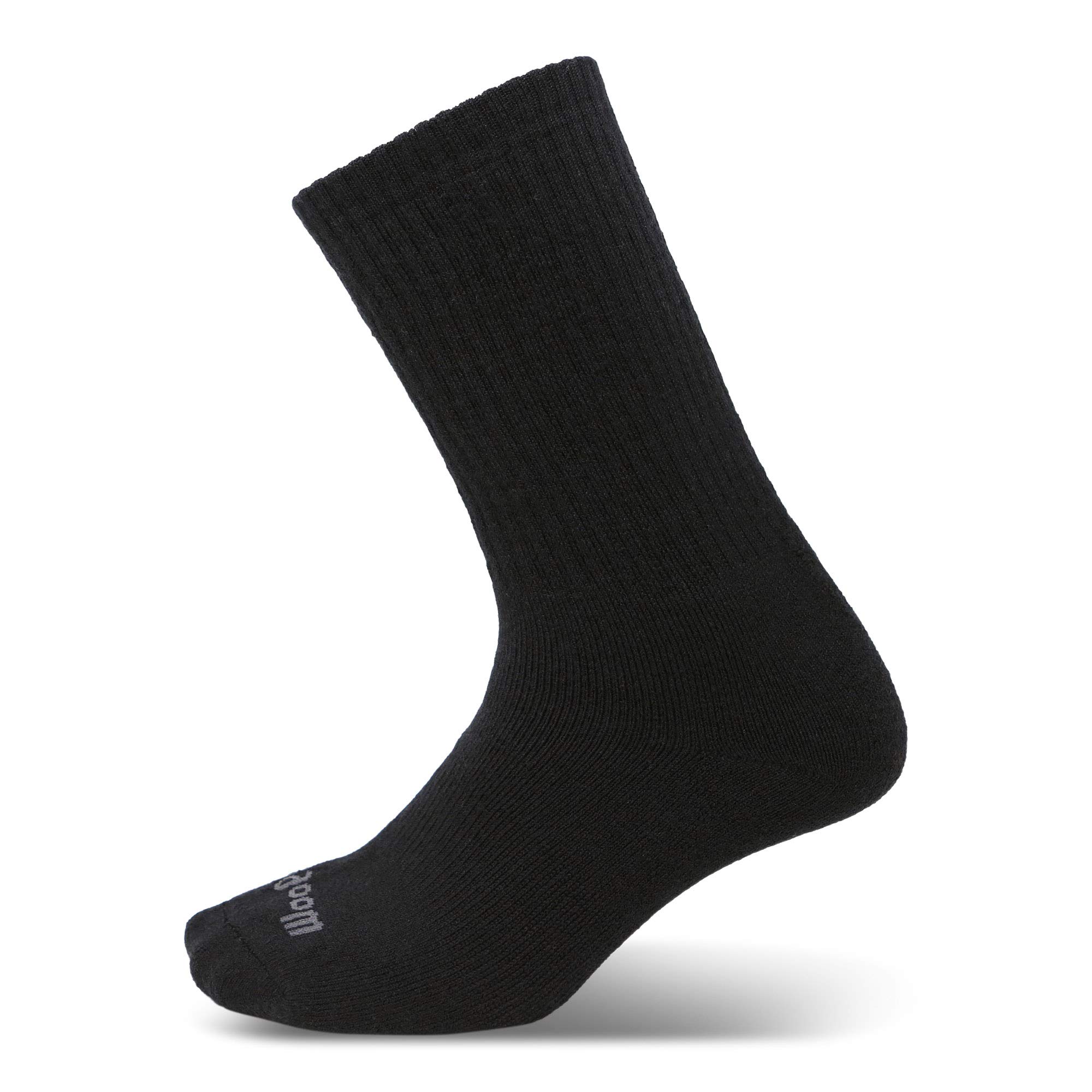 Woolly Clothing Merino Wool Everyday Sock - [ 2 Pairs ] - Moisture wicking, anti-odor, go anywhere sock