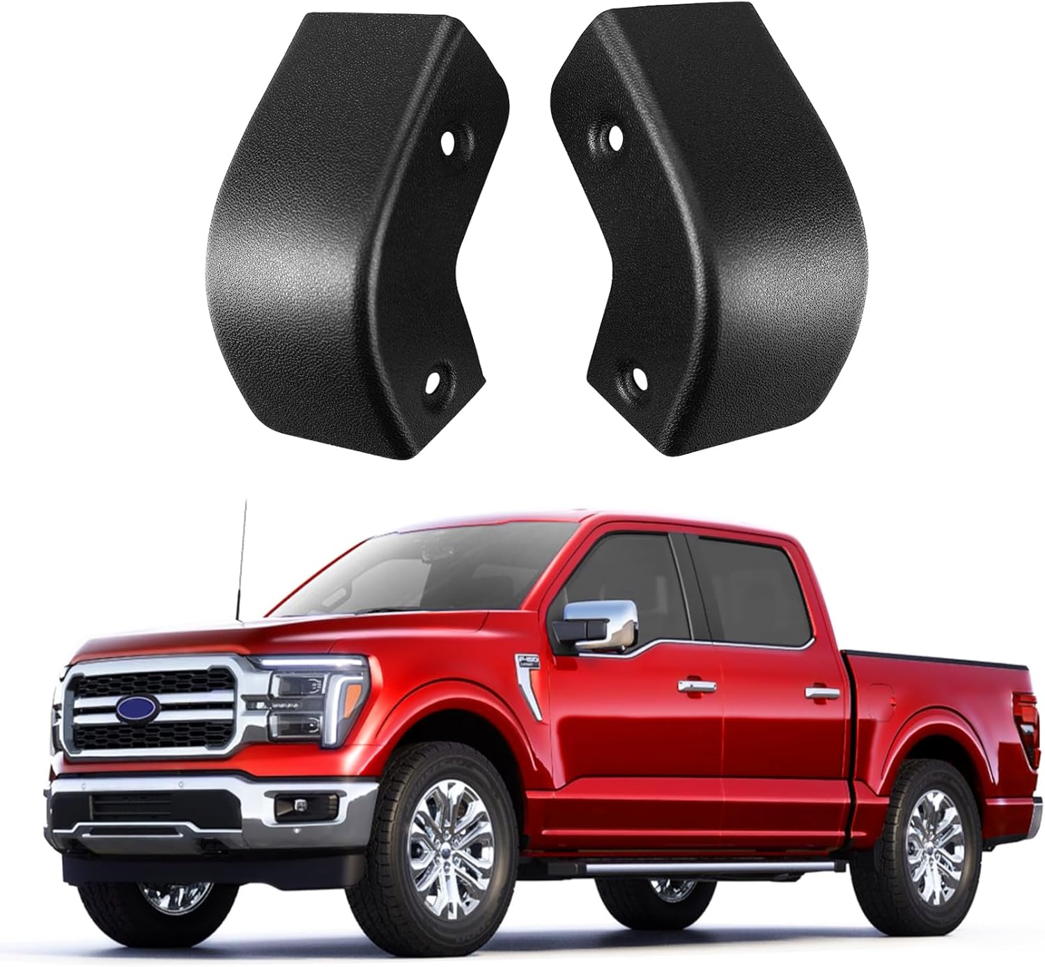 Mud Flaps Delete Compatible with 2021-2026 Ford F150 2WD/4WD Accessories,Mud Splash Guards Mudflaps Delete Fit for F150,All Weather No Drill Holes Wheel Tire Sediment Protection