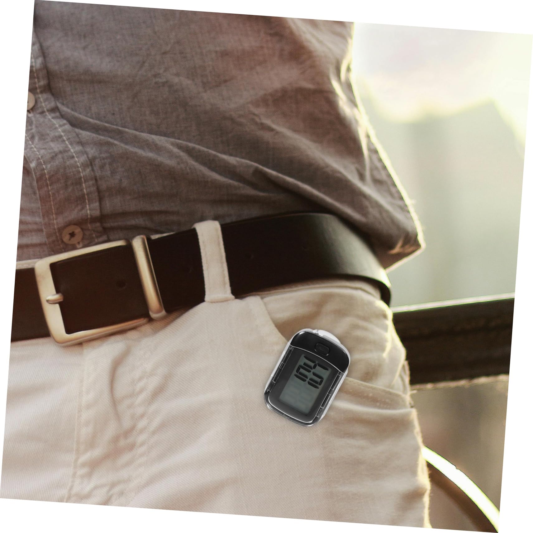 Abaodam Contapassi Con Cordino Per Camminare Esercizi Da Jogging e Fitness Monitoraggio Attività Sonno e Calorie Per Escursioni All