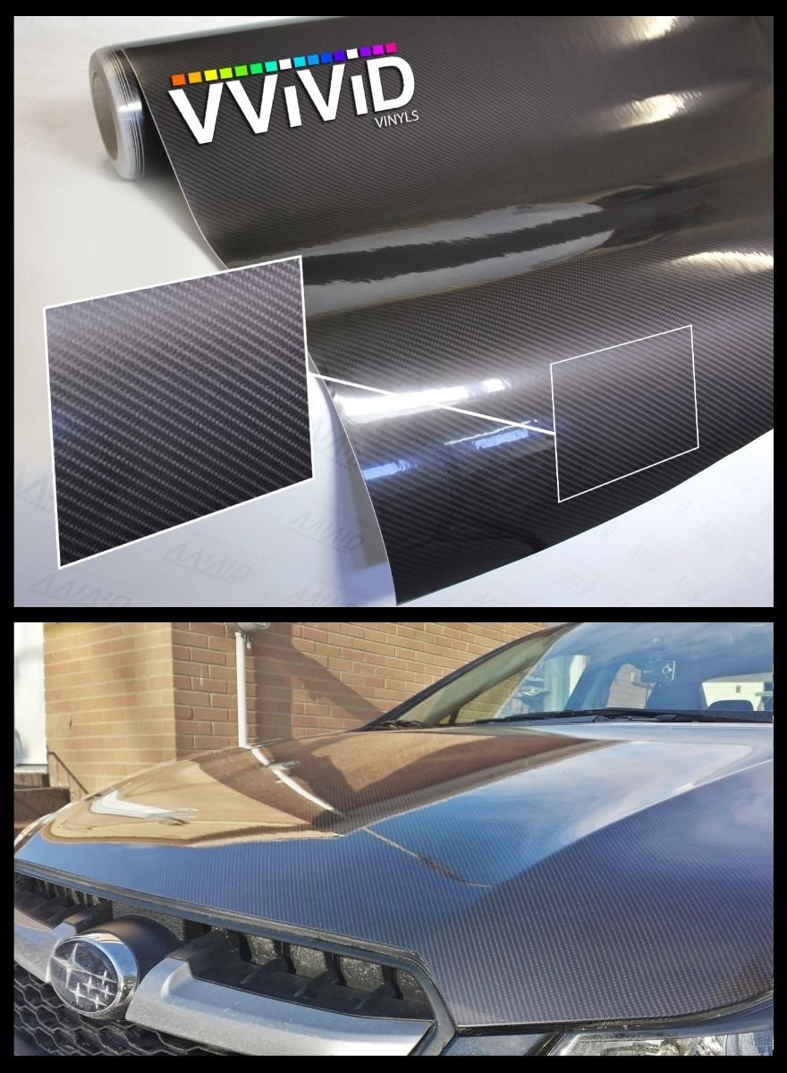 Buy Dark Grey Carbon Gloss Tek R 6ft x 60in 3 Layer 3D (not Printed