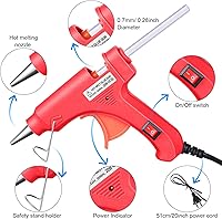 Vista 3 de Zhengmy 16 Pcs Mini Hot Glue Gun with 40 Sticks Crafts Hot Glue Guns High Temp Repairs Kit for School DIY Arts Class Projects Office Home Quick