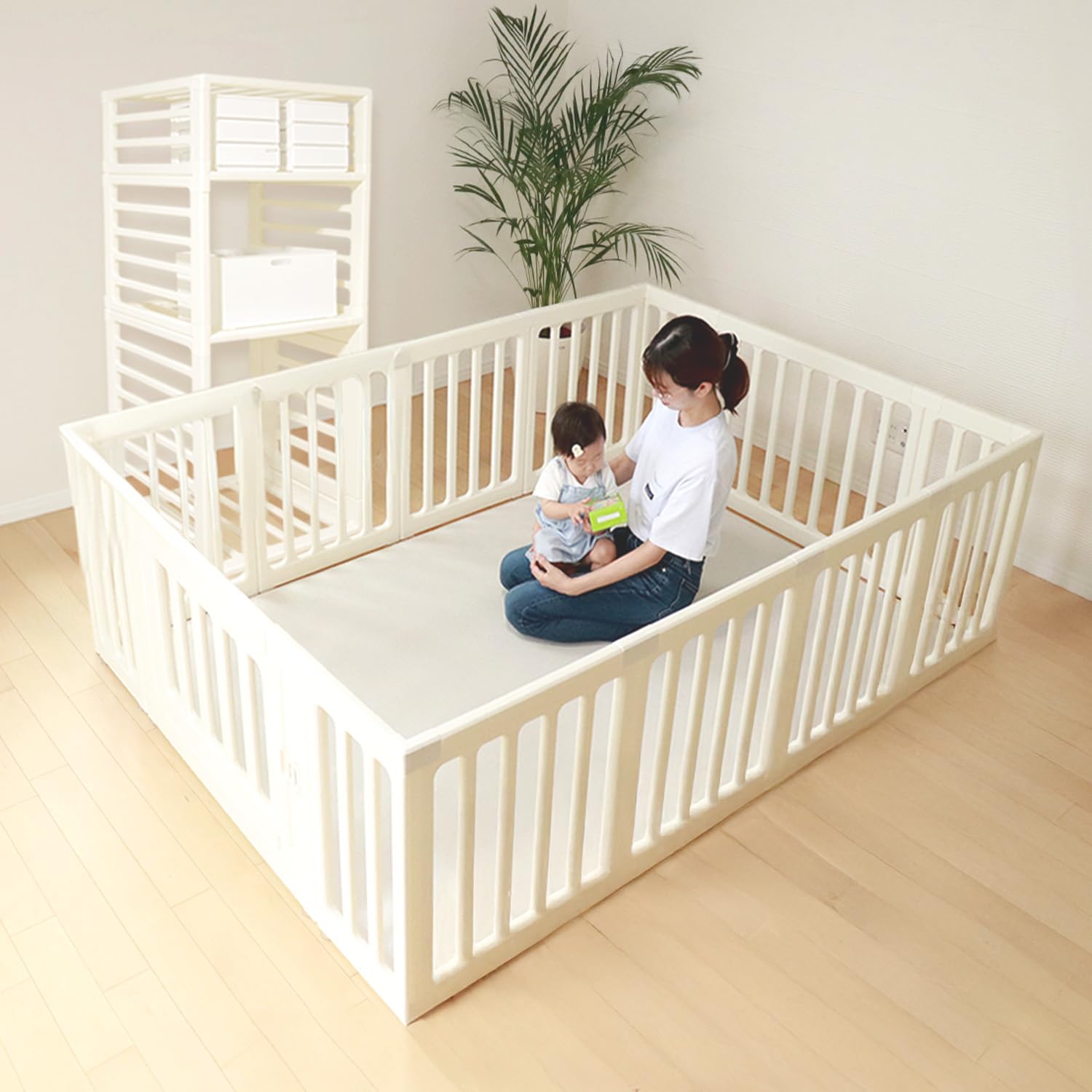 Amazon.co.jp: 【保育士&助産師W監修】popomi ベビーサークル ベビー 