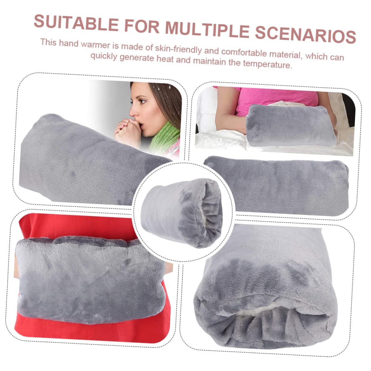 BESPORTBLE 4pezzi Riscaldatore Portatile Usb Per Mani Scaldamani Elettrico Morbido Per Casa e Ufficio Design Ergonomico e Riscaldamento Efficiente Per Inverno e Attività All Aperto