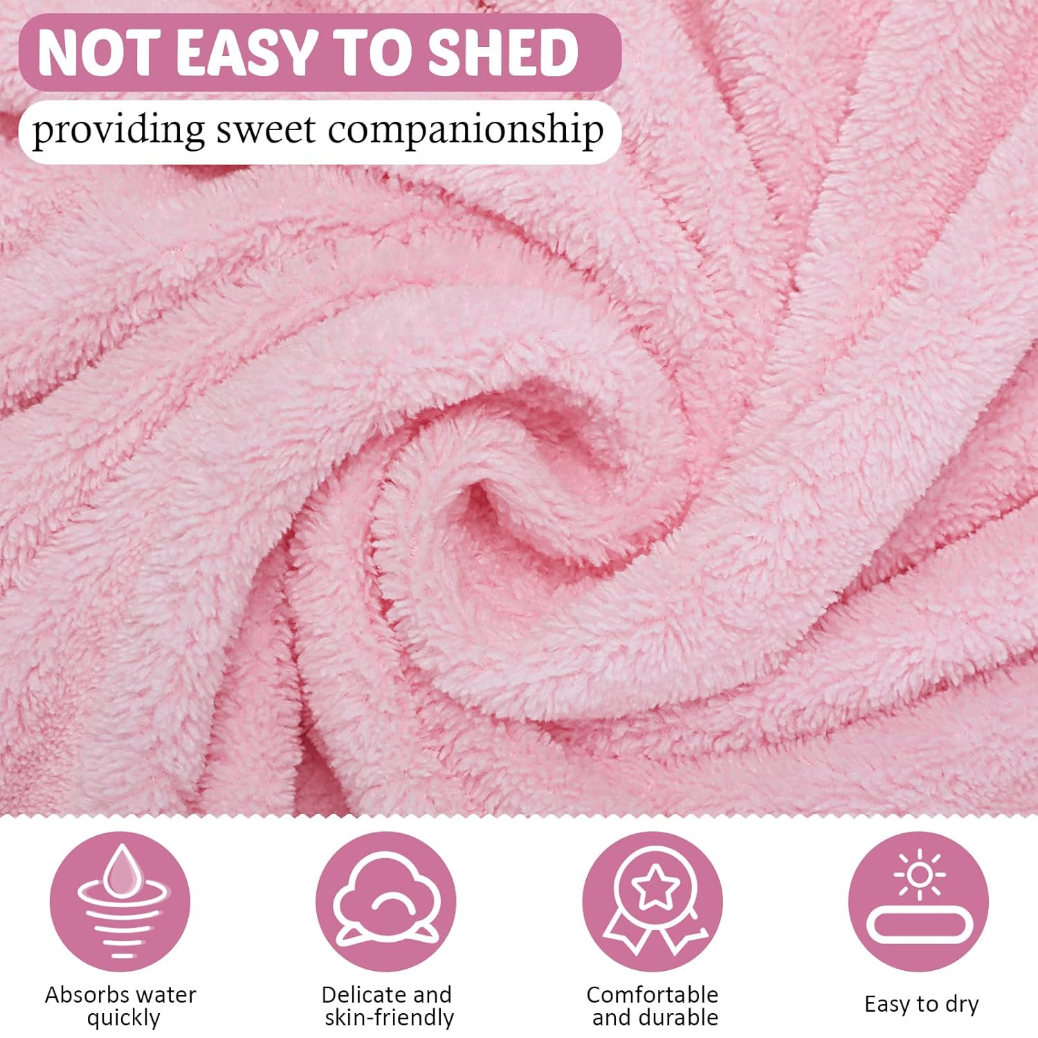 Eccliy 4 Pack Baby Bath Towel Cute Animal Face Coral Fleece Baby Bath Towels Poncho Cape for Boy and Girl (Kitten, Puppy, Bear, Elephant)
