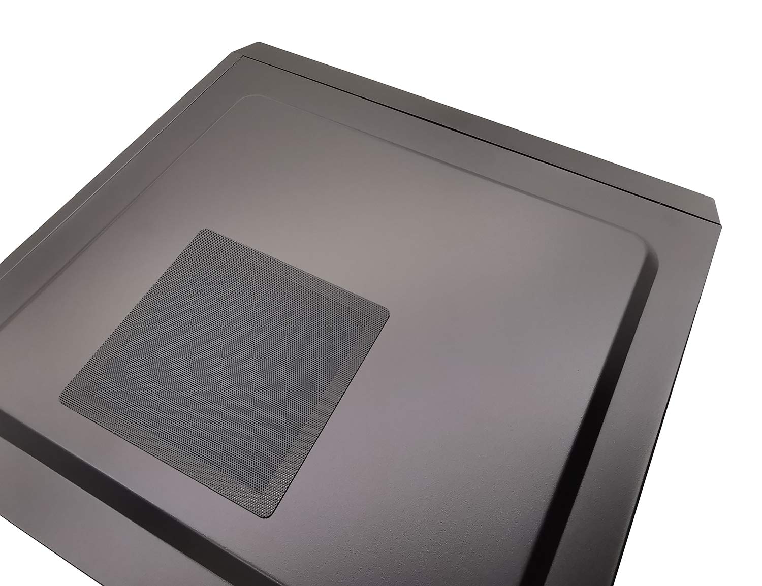 Carcasa para computadora de PC de 4.724 in, marco magnético, filtro de polvo, malla de PVC ultrafina, color negro, paquete de 4 6