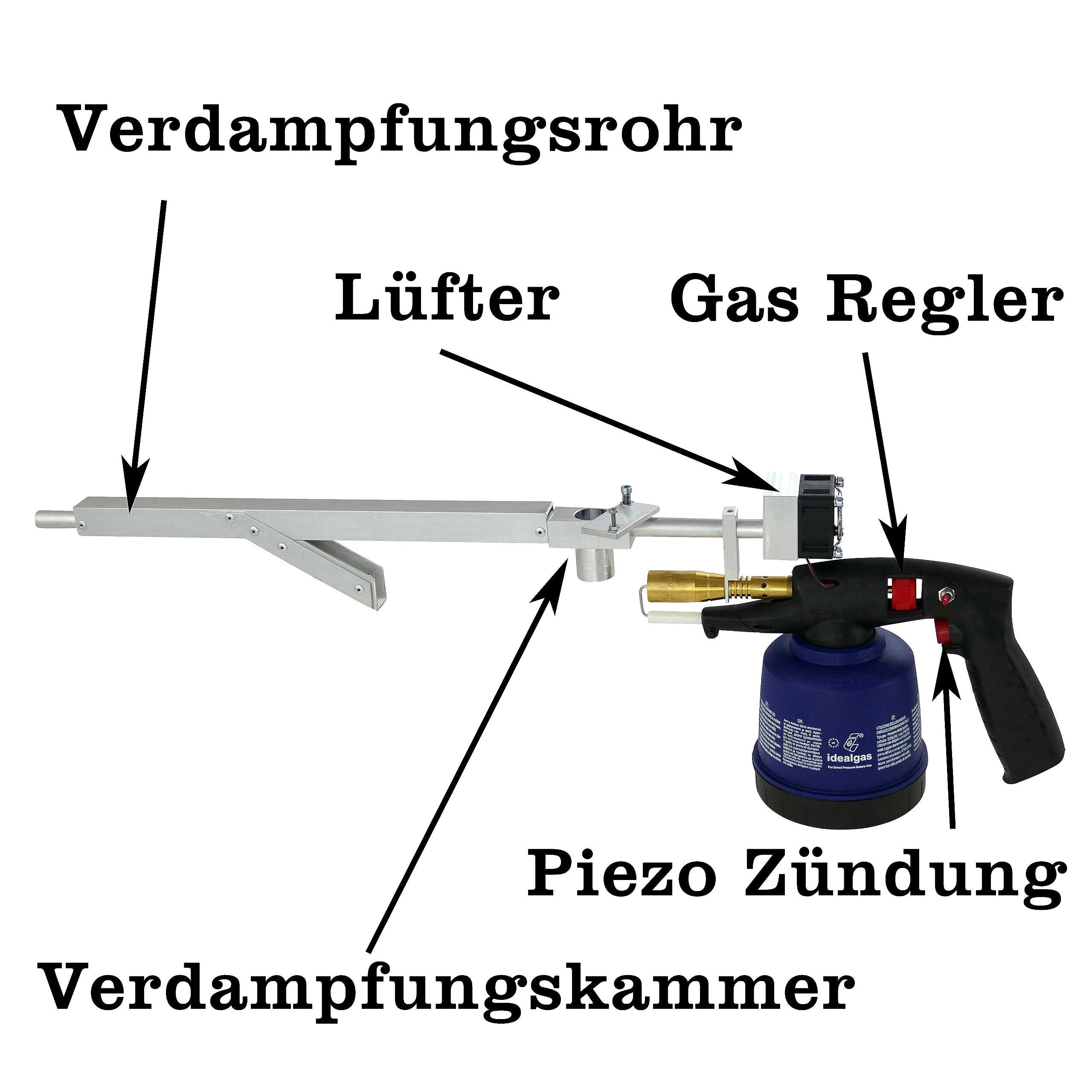 Oxalsäure Verdampfer gasbetrieben für Varroa Milbe Imkerei | Oxalic acid vaporizer, Vernebler, Bienen, Zerstäuber, Bienenzucht