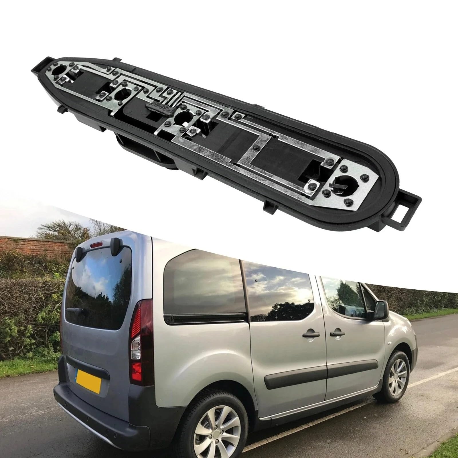 Placa Circuito Luz Trasera Automóvil Para Peugeot Para Partner MK2 2012-2018 Soporte Enchufe Luz Trasera Freno Coche Sin Bombilla Base Placa Circuito Lámpara