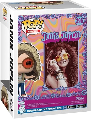 Miniatura 3 de POP Rocks Janis Joplin Funko - Figura de vinilo (con funda protectora de caja compatible), multicolor, 3.75 pulgadas