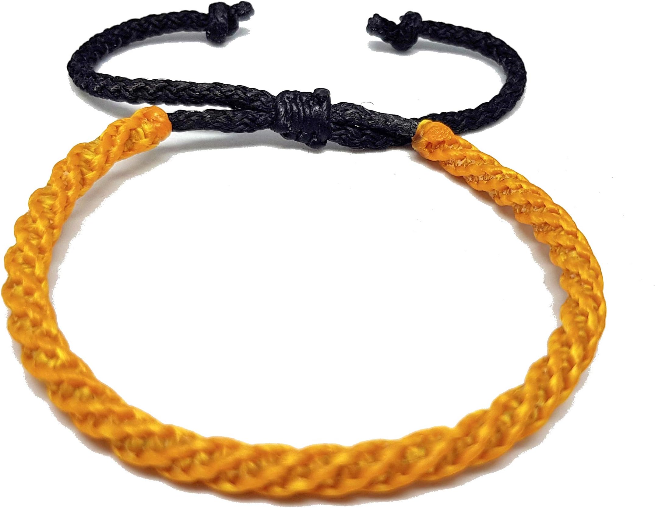 Handmade Thai Woven String Bracelet | Wax Cotton Knot Thread Wristband | Adjustable Unisex Friendship Band For Men and Women