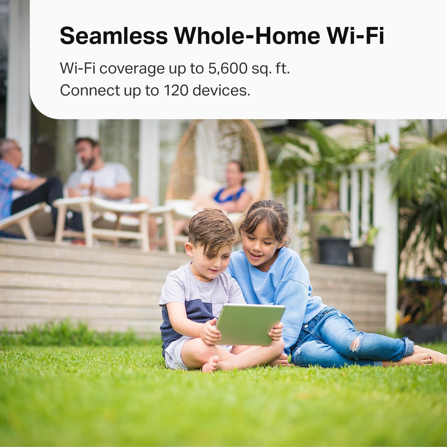 TP-Link Deco X15 Dual-Band AX1500 WiFi 6 Mesh Wi-Fi System | Replaces Routers and Extenders | Covers up to 5,600 sq.ft. | 2 Gigabit Ports per Unit, Supports Ethernet Backhaul, 3-Pack view 2