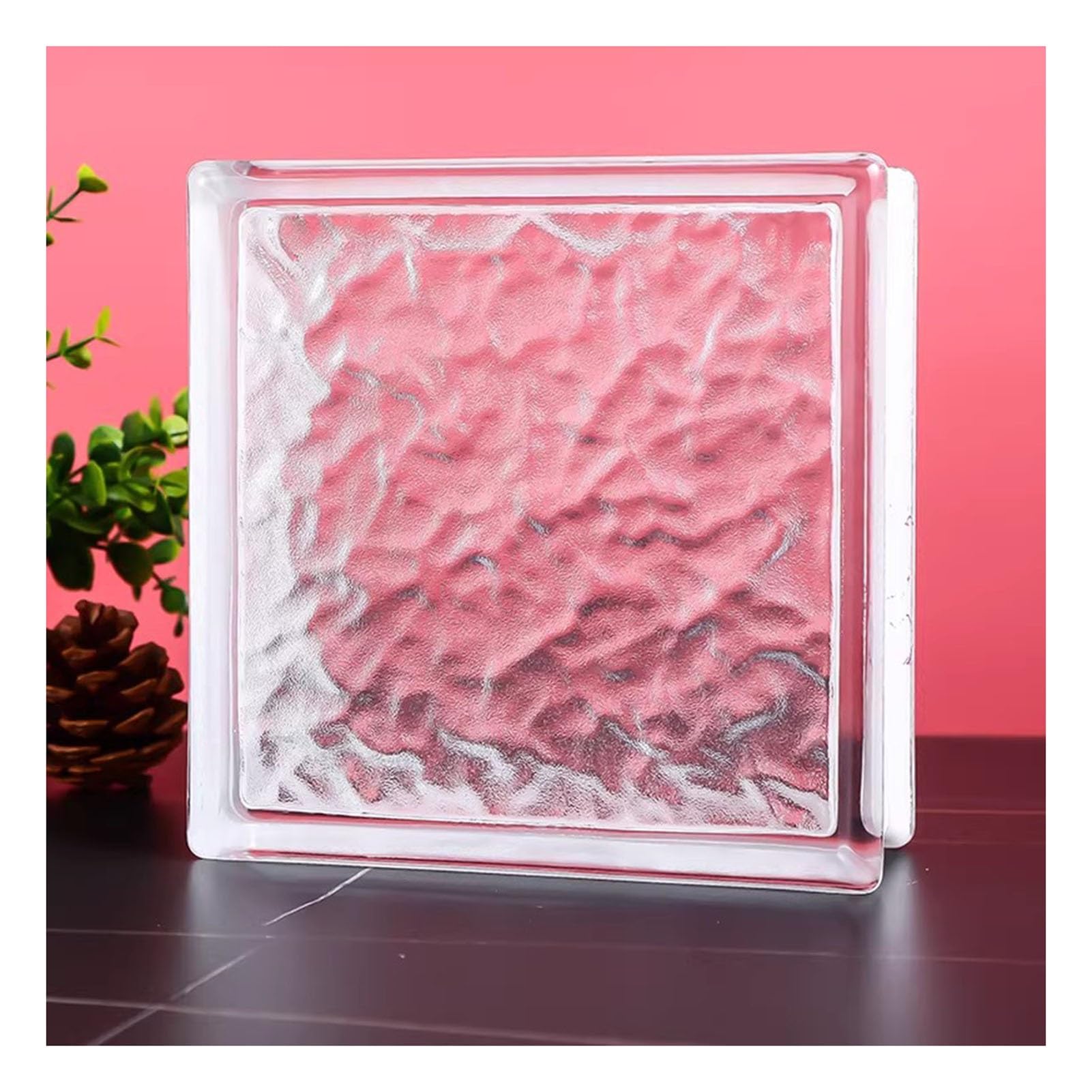 Glass Blocks Pusta cegła szklana, izolacja akustyczna i cieplna niełatwa do zarysowania, do sypialni hotelu(Style8)