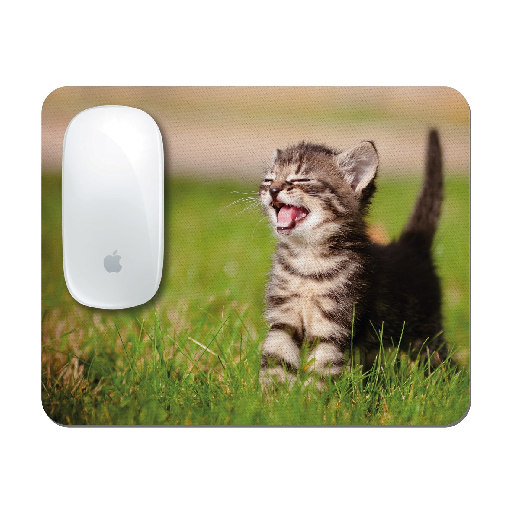 Personalised Photo Printed Mouse Mat Pad Accessory Black Rubber Base Collage Option Home Office Fathers Day Teacher Customised Present (Rectangle - 280mm x 200mm)