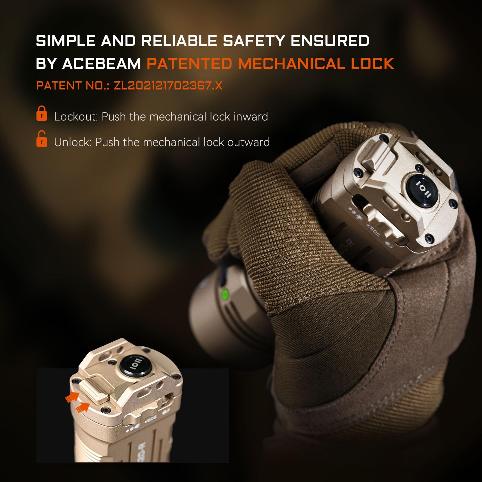 ACEBEAM X20 8,000 Lumen Super Bright LED Flashlight with Dual