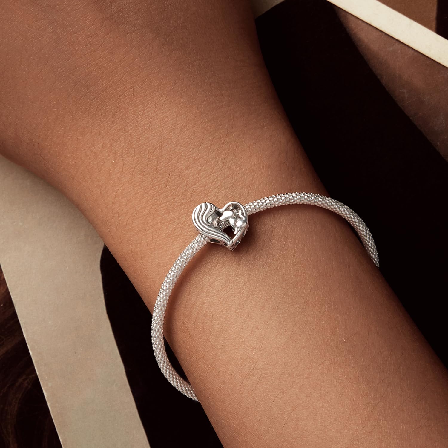 Abalorio para pulsera Pandora Charms para mujer, 4.5-5mm