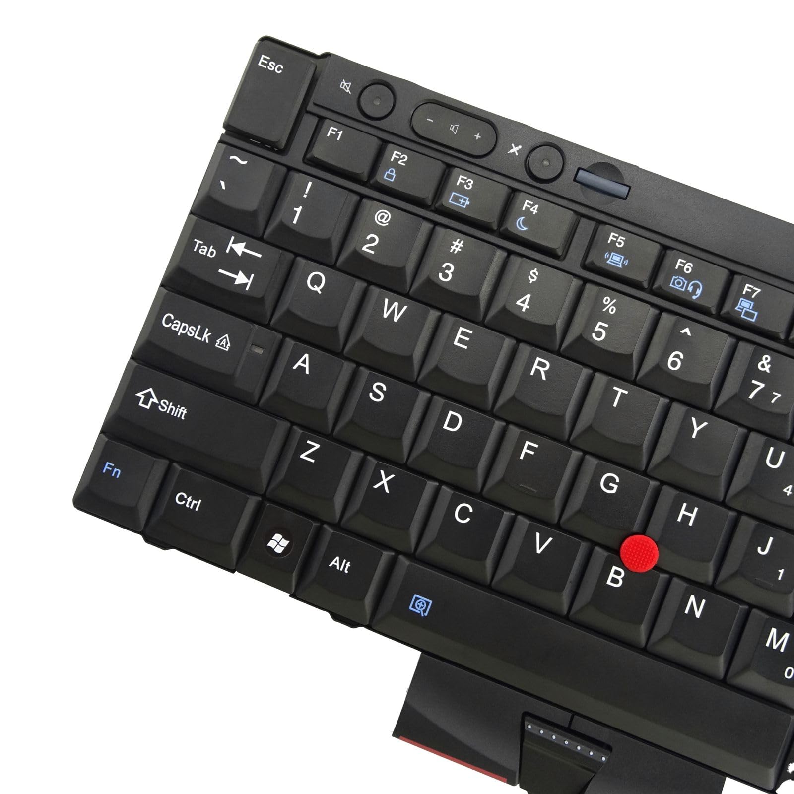 Ersatztastatur ohne Hintergrundbeleuchtung für Lenovo ThinkPad T410 T410S T410i T410Si T420 T420S T420i X220 X220S X220i X220T T510 T510i T520 T520i W510 W5200 (US-Englisch, Nicht