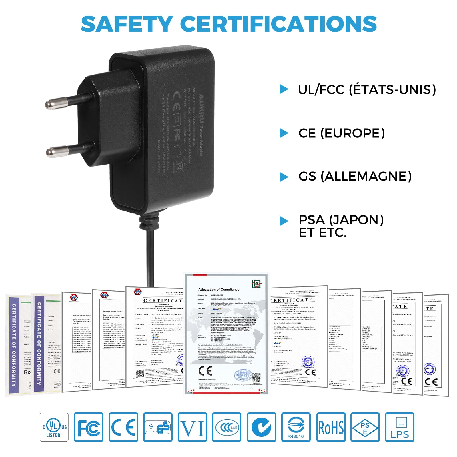 Micro USB 5V 3A Cargador Fuente alimentación para Raspberry Pi 3, Pi 2 Modelo b y Modelo B+ (B plus) ,Banana pi