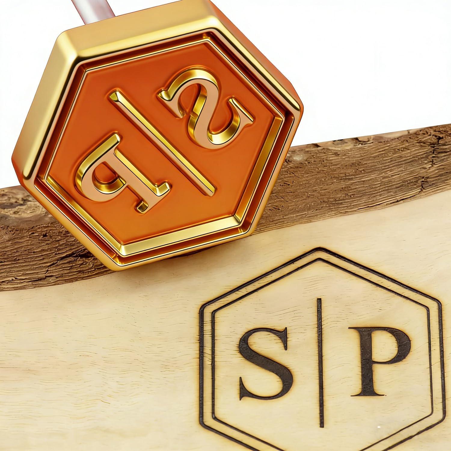 Branding Irom for Wood Custom Branding Iron Wood Leather Burning Stamp Handcrafted by Design Gift for Woodworkers (5"x5")