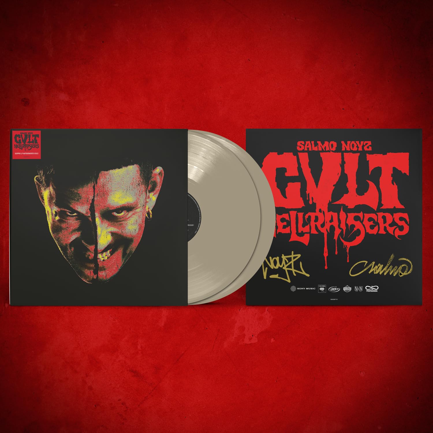 CVLT – HELLRAISERS - 2LP Gold Autografato
