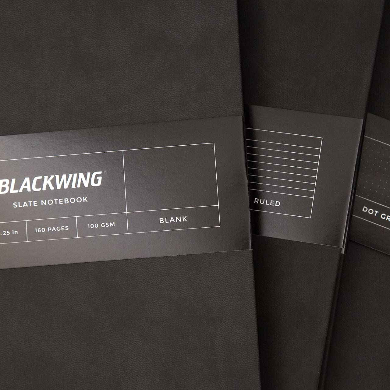 Small Blackwing Slate Dot Grid Notebook, Black