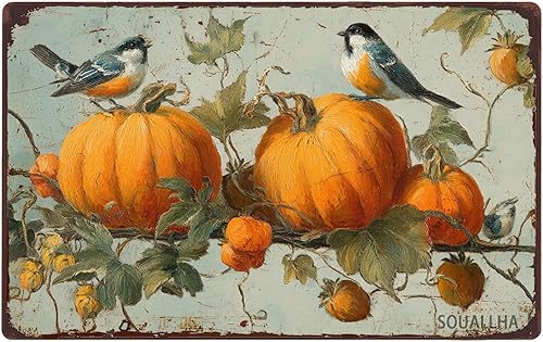 Miniatura 12 de Letrero de estaño divertido Deseos cálidos de invierno Gato Letrero de metal divertido Letreros de invierno rústicos Decoración de pared para patio