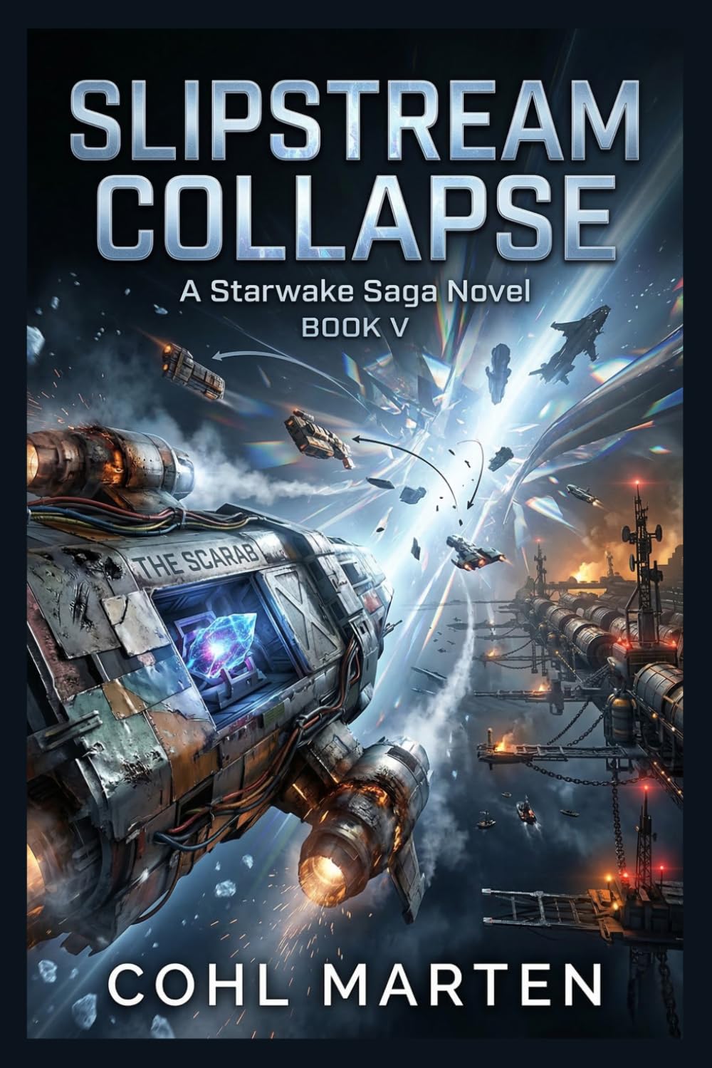 Slipstream Collapse: A Gripping Space Opera of Weaponized Trade Lanes, Corridor Collapse, and a Frontier at War: 5 (Starwake Saga)
