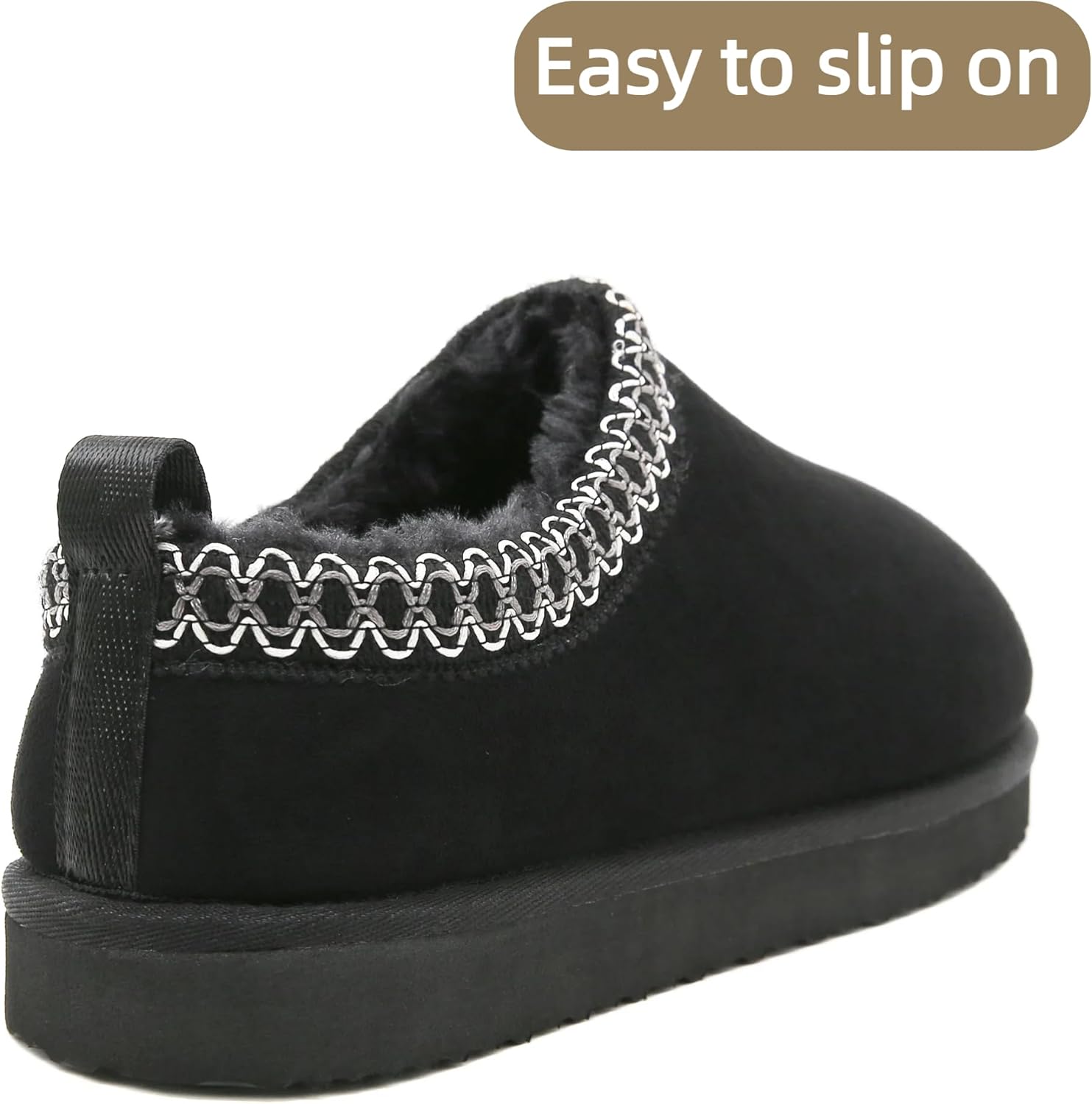 SMajong Women's Slippers Mens Platform Mini Boots Fuzzy House Slipper Fur Fleece Winter Home Shoes Indoor and Outdoor - Image 6