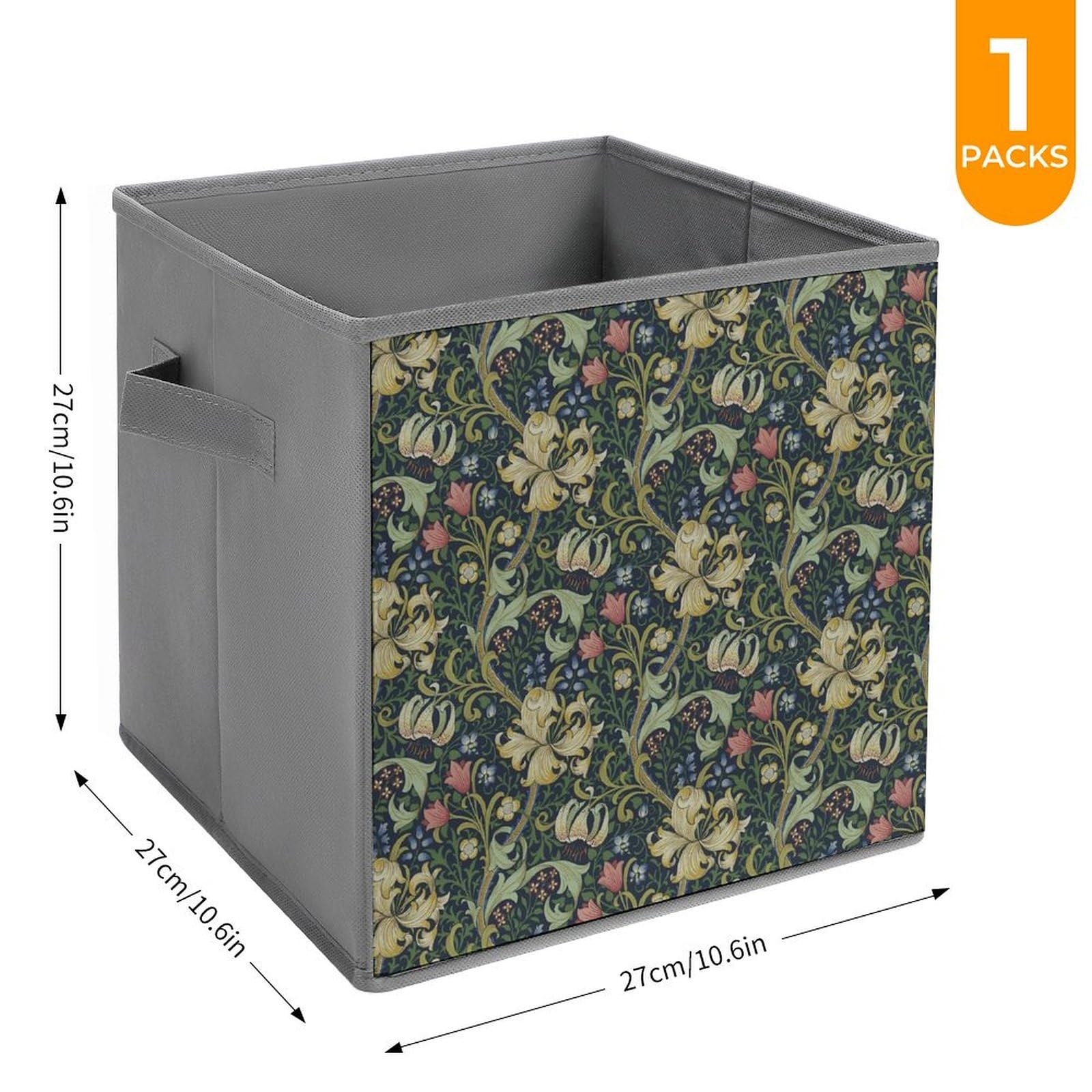 Amazon｜収納ボックス 収納ケース ウィリアムモリス 整理箱 収納箱