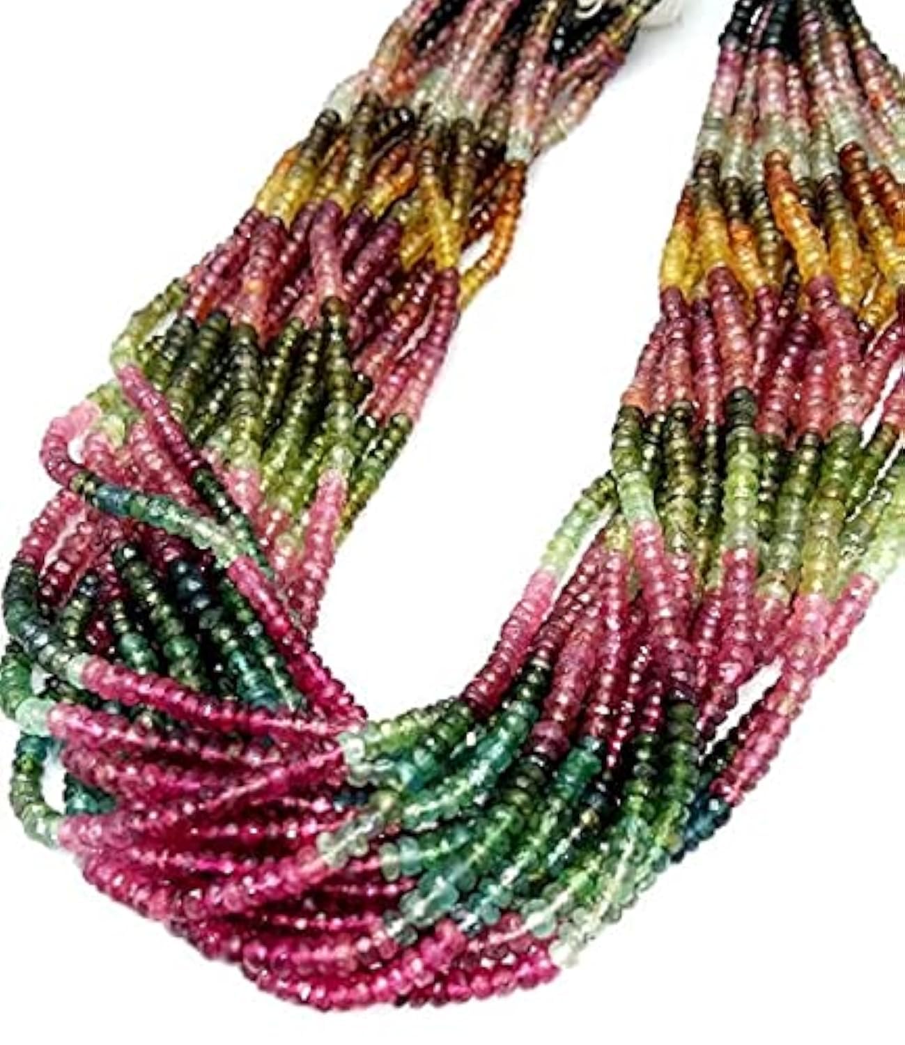 Tourmaline facettée naturelle 3-4mm pour réparer et sublimer vos rangs de fils