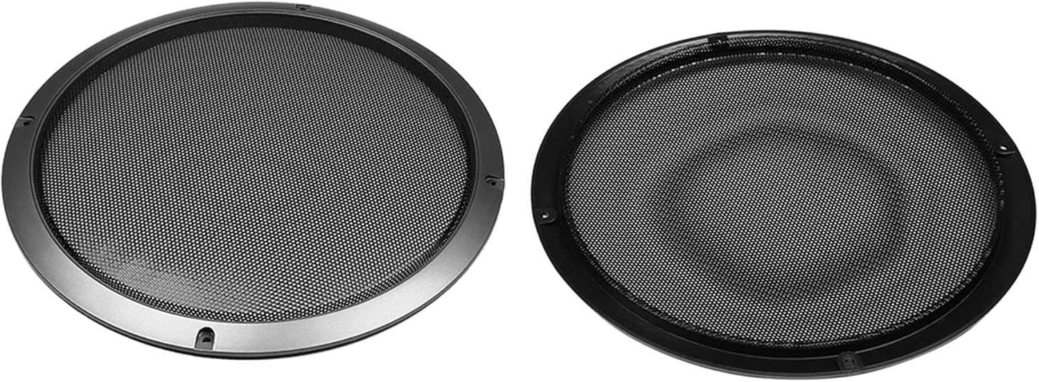 X AUTOHAUX 2 Pcs Grill Cover Mesh Protector Car Speaker Subwoofer 10 Inch