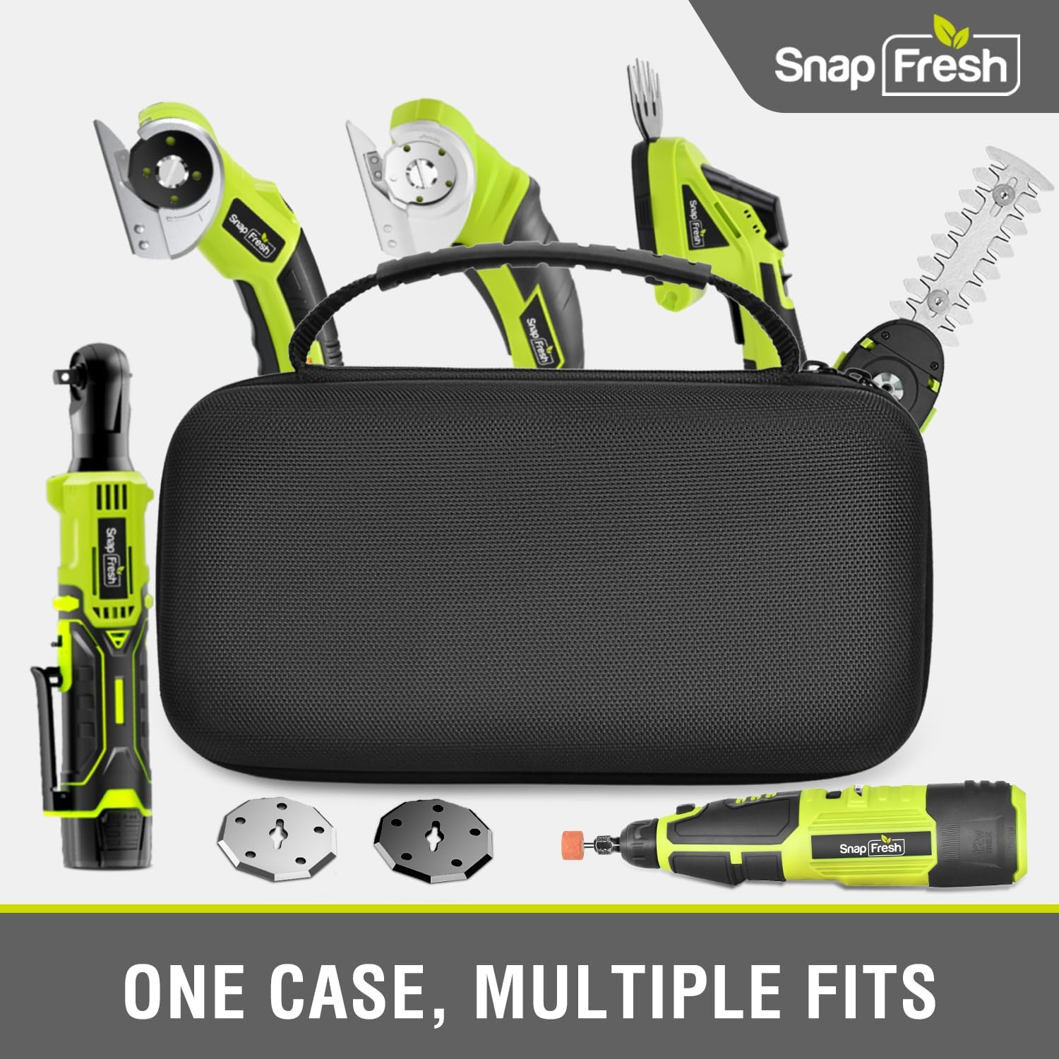 SnapFresh Cordless Electric Scissors, 4V Electric Mini Box Cutter (EC0601) with Carrying Case