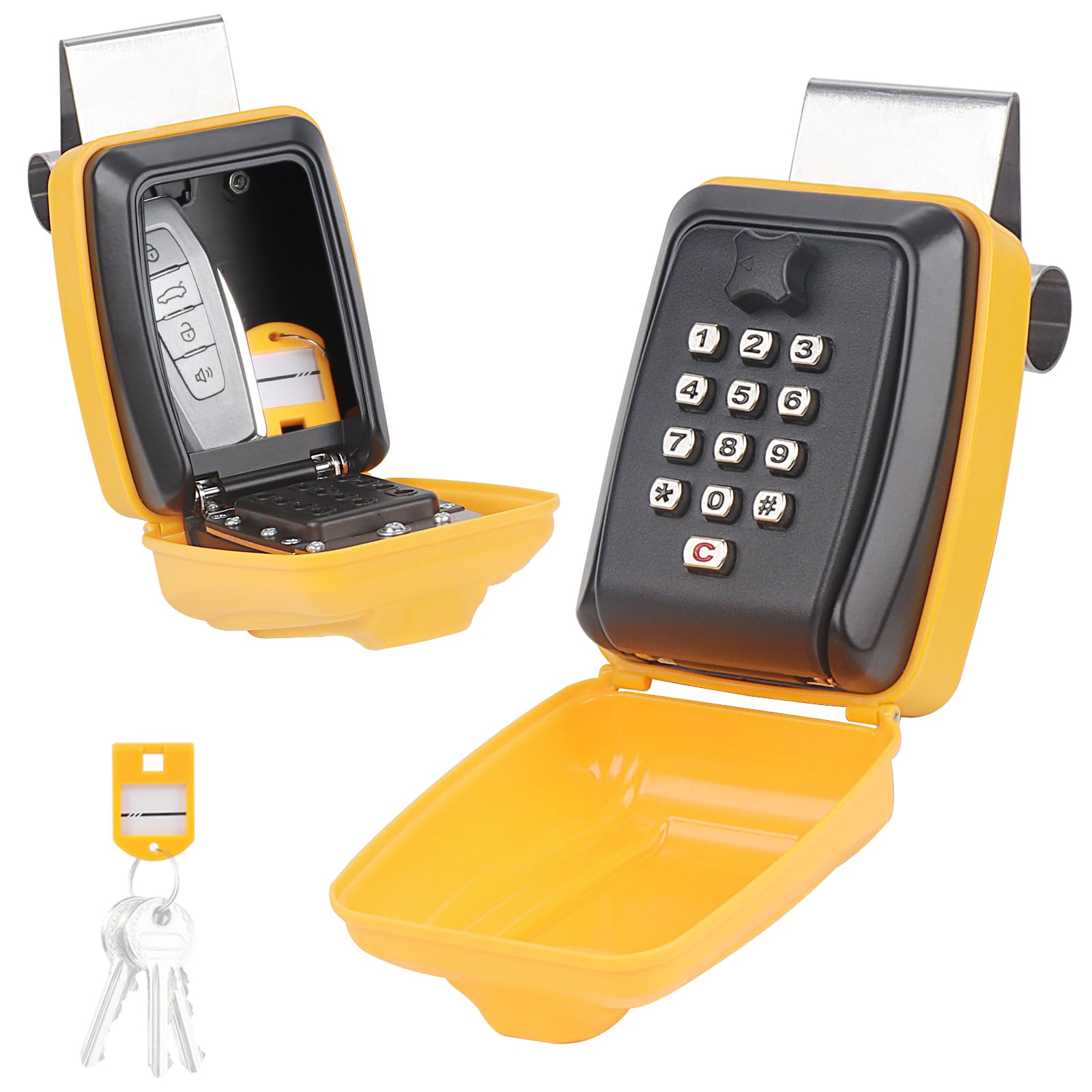 トップス Kapital multi border kanoko box poro Amazon.com: Piclafe Car Window Punch Button Lock Box, Yellow
