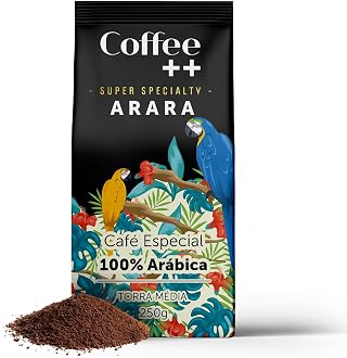 Coffee Mais │Café Super Especial ARARA Torrado e Moído│100% Arábica │ Torra Média │250g