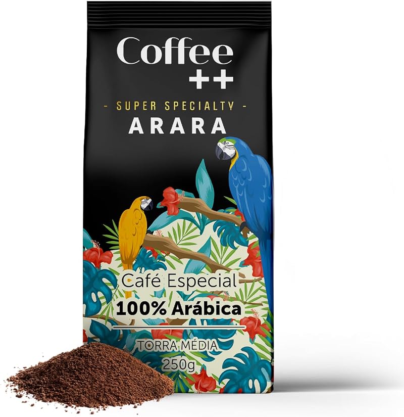 Coffee Mais │Café Super Especial ARARA Torrado e Moído│100% Arábica │ Torra Média │250g