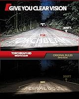Vista 2 de Torchbeam Faros delanteros D3S HID, bombillas HID con 400% de brillo, bombillas de repuesto de xenón blanco diamante de 6000K, luces con anillo