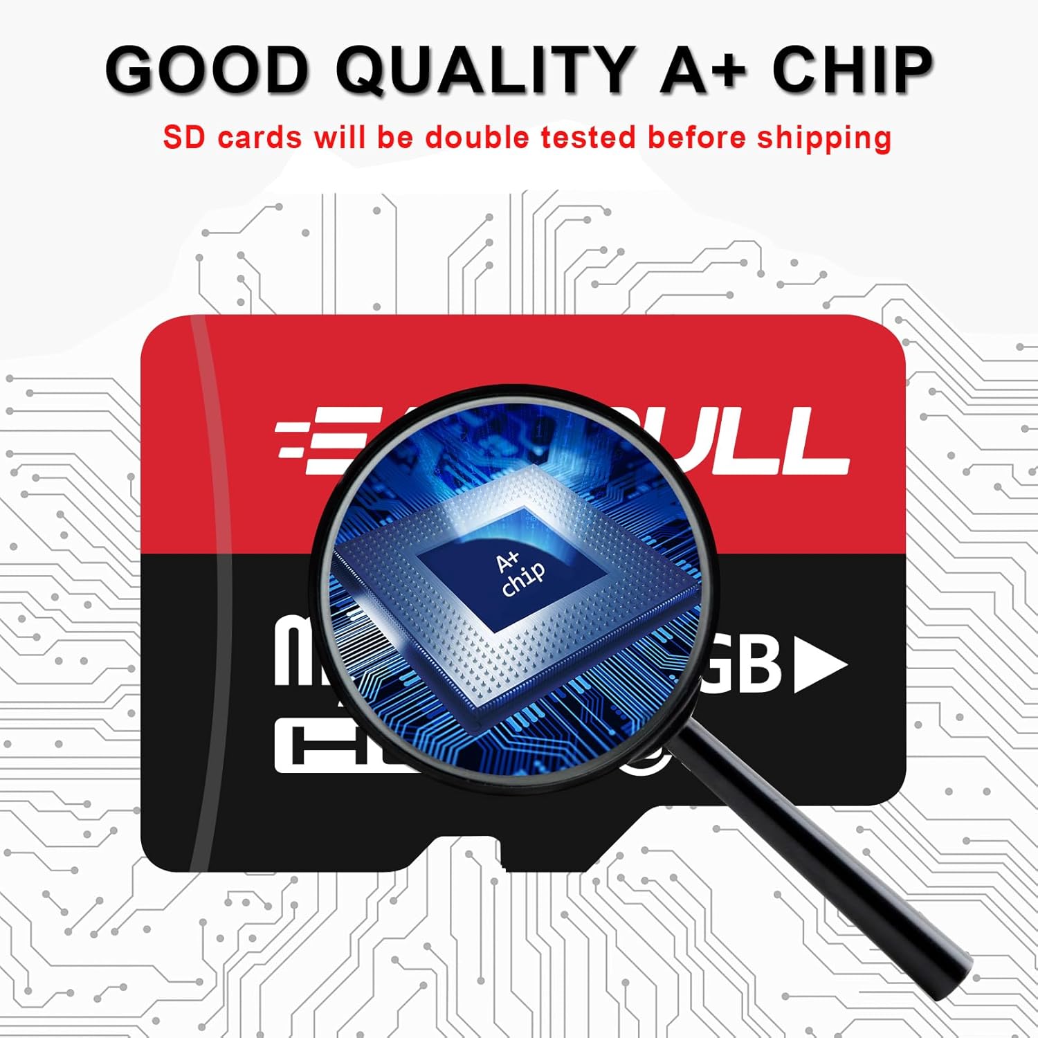 EASTBULL 4GB 10-Pack of Micro SD Card, 4GB SD Cards Pack Full HD Video 90MB/s UHS-I U1 Micro SDHC Class 10 for Surveillance Security Cam (10 Units and 2 Adapters)