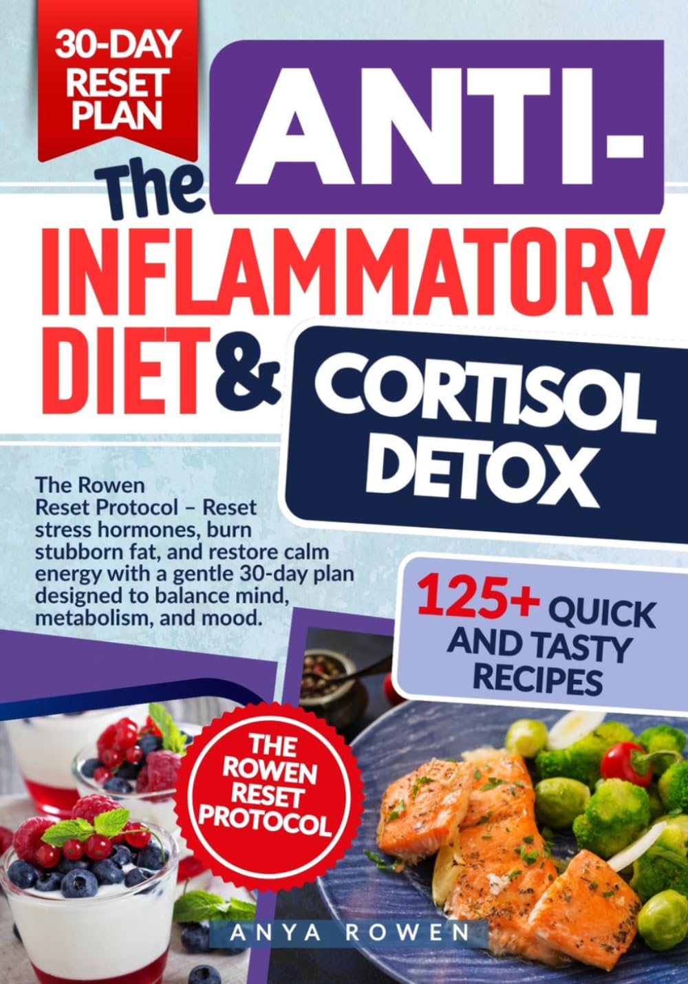 THE ANTI-INFLAMMATORY DIET & CORTISOL DETOX: Reset stress hormones, burn stubborn fat, and restore calm energy with a gentle 30-day plan designed to balance mind, metabolism, and mood.